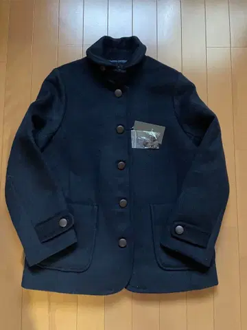 택 포함 새상품 nimes 숏 코트 네이비