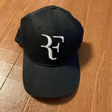RF 로고 자수 블랙 캡 ONE SIZE