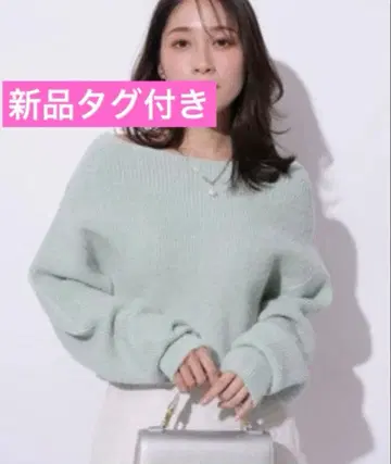 [택 포함 새상품] Apuweiser-riche 스팽글 반짝이 니트