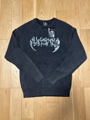 Antimid 안티미드 로고 프린트 니트 스웨터