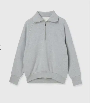 anuans 프론트 지퍼 맨투맨 그레이 프리 사이즈