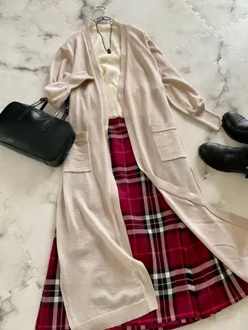 [어도어] 롱 울 가디건