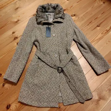 ZAMPA 퍼 달린 롱 코트