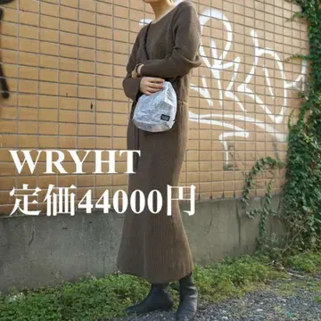 완판템 WRYHT 라이트 울 니트 롱 원피스 천연 소재 육후