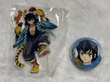 귀멸의 칼날 하시비라 이노스케 호랑이 해 아크릴 스탠드 캔뱃지