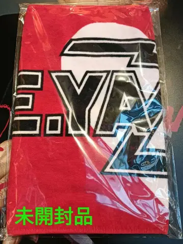 야자와 에이요시 페이스 타월 (로고 하트) 레드/블랙 매장 판매품