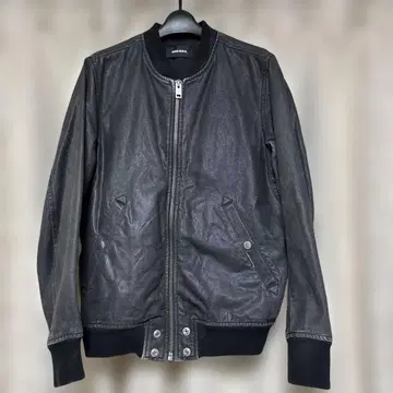 GRELL 블랙 가죽 자켓