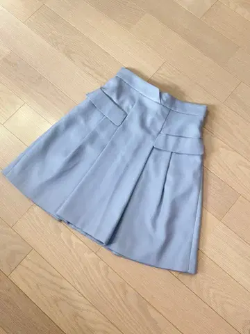 질 스튜어트 라이트 블루 플레어 스커트 사이즈 0