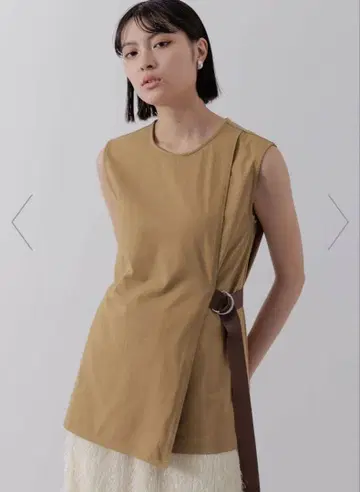 Limue 리 사이드 벨트 티셔츠 여성용