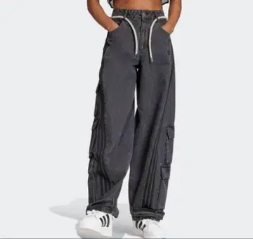 adidas adilenium 데님 카고 팬츠