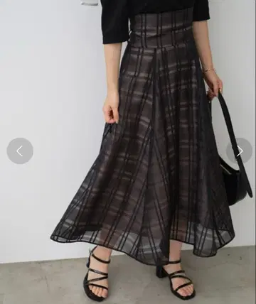 one after another NICE 백 레이스업 플레어 스커트