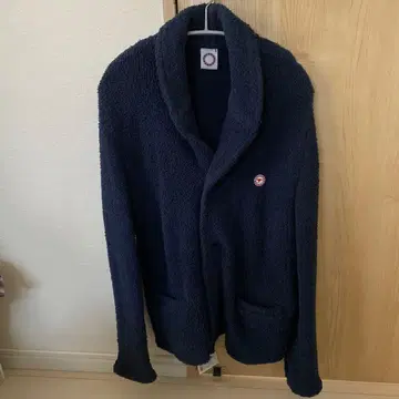 babyhair 네이비 숄카라 보아 자켓