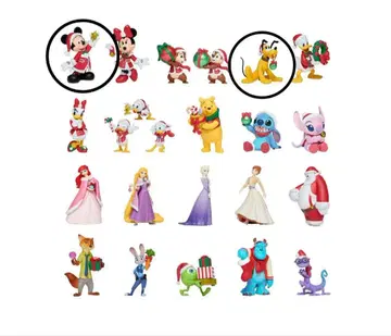 디즈니 크리스마스 오너먼트 미키 플루토