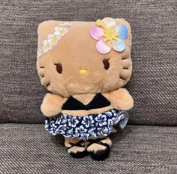 헬로키티 블랙 마스코트 홀더 토코나츠 바케이션 산리오