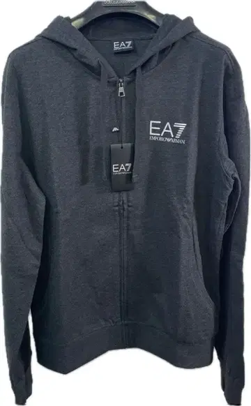 EMPORIOARMANI 아르마니 새상품 남성용 후드티 차콜 그레이 M