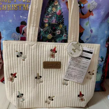 디즈니 크리스마스 릴린린 토트백 새상품 택 포함