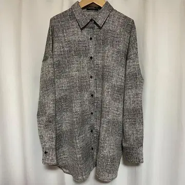 지나시스 선염 자카드 레귤러 셔츠 긴팔