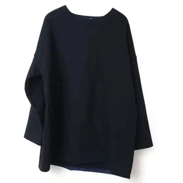 마이요 네이비 7부 소매 티셔츠