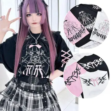 리본 GIRL BIG T셔츠 VOLCNAN&APHRODITE