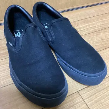 새상품급 박스 포함 VANS 블랙 슬립온 25.5cm