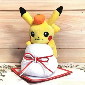 포켓몬 센터 피카츄 봉제 인형 카가미모치 설날