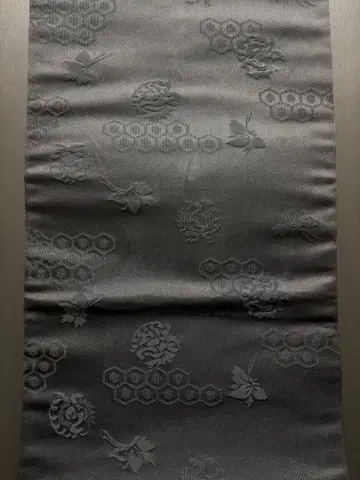 끈 포함 나고야 오비 블랙 베이스 고전 패턴