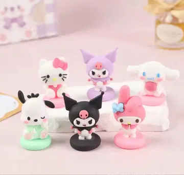 산리오 피규어 6개 세트