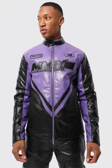 boohoo 모터스포츠 라이더 자켓