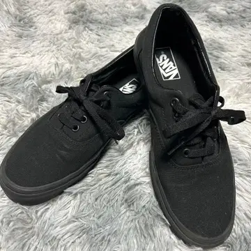 VANS 블랙 캔버스 27cm