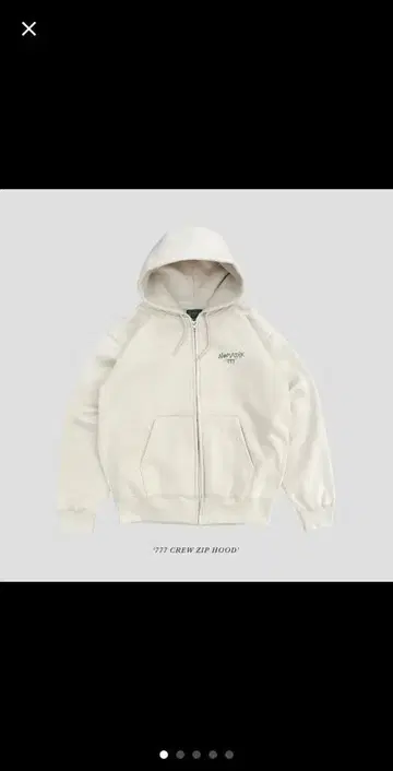 777 CREW ZIP HOOD