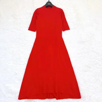 데밀크 빔즈 리브 니트 롱 원피스 피쉬테일 38