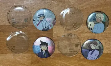 명탐정 코난 콜렉터블 캔뱃지 USJ 유니버셜 4개 세트