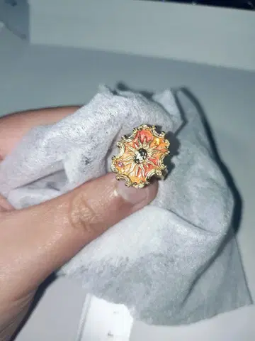 파르나토팍 태양 오렌지 골드링 약 2cm