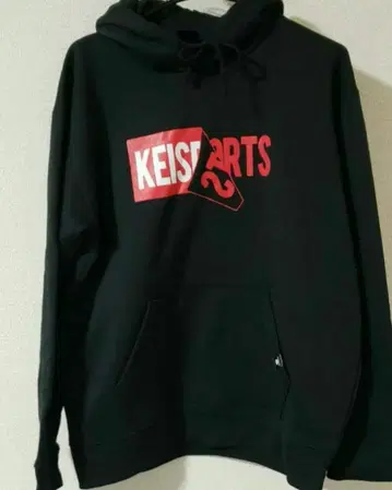 KEISPORTS 블랙 후드 부착 트레이닝복