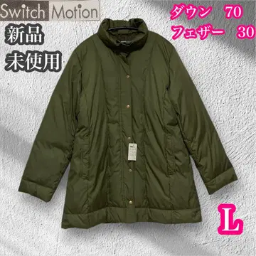 스위치 모션 미사용 새상품 다운 자켓 코트 L 그린
