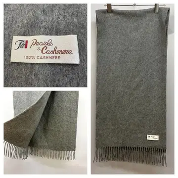 pecrls & company 캐시미어 100% 머플러 컬러 그레이