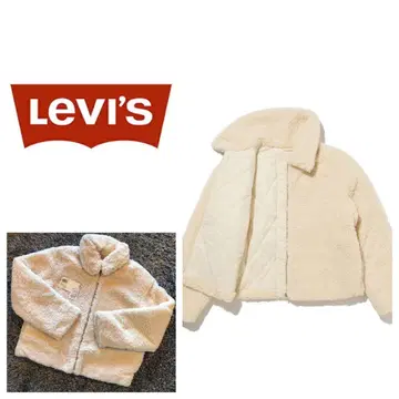 [미사용에 가까운] Levi's 리바이스 복슬복슬 아우터 화이트