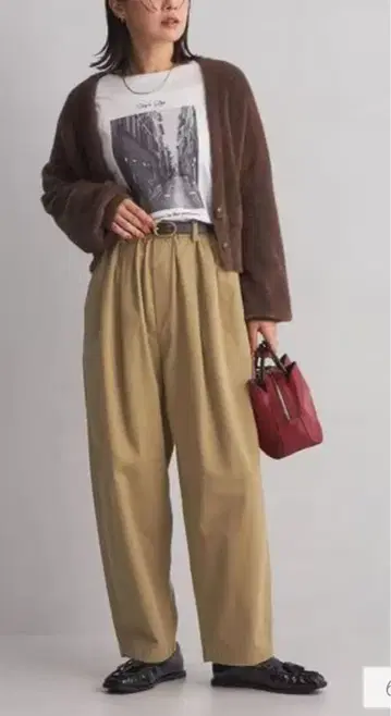 [ green label relaxing ] 커브 치노 팬츠