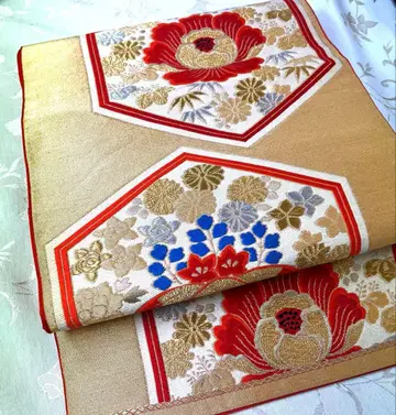 순수 실크 후쿠로 오비