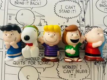 스누피 소프트 비닐 5체 세트