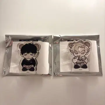 빌리 발리 FANGS BearCafe 아크릴 블록 우츠기 파랑 오동나무