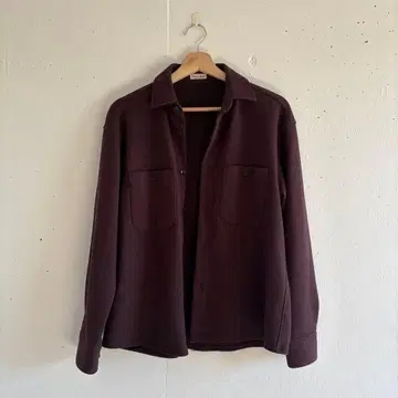 steven alan 다크 브라운 버건디 긴팔 셔츠