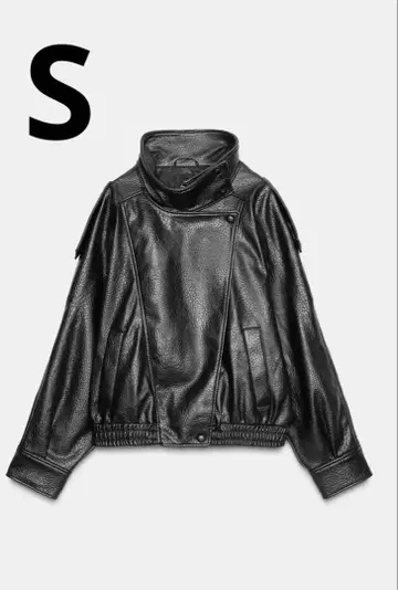 ZARA 페이크 가죽 자켓