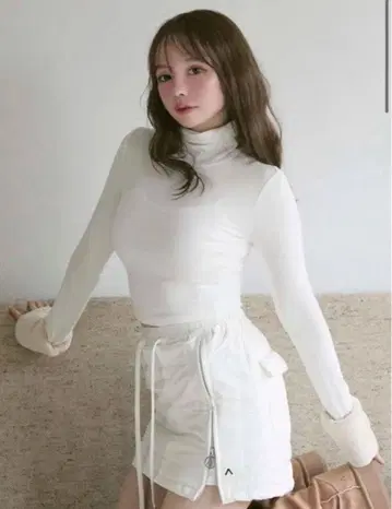 Doggy fur tops 베이지