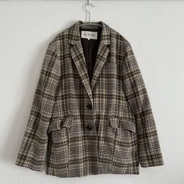 [] 레이빔즈 체크 자켓