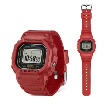 CASIO G-SHOCK 링 워치 레드 빨간색