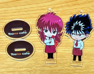 유유백서 쿠라마 히에이 Youme cafe 아크릴 스탠드 2개 세트