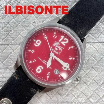 ILBISONTE 시계 빨간색 다이얼 일비종떼
