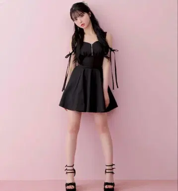 Mmeeme Taffeta ribbon mini onepiece