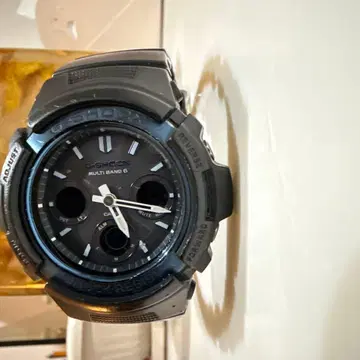 G-SHOCK 멀티 밴드 6 블랙 AWG-M100